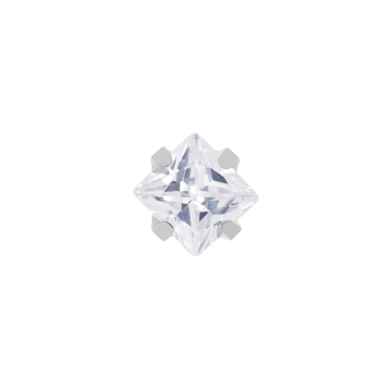 112C - Cristal Cuadrado Dentado STS - 3mm CABEZA