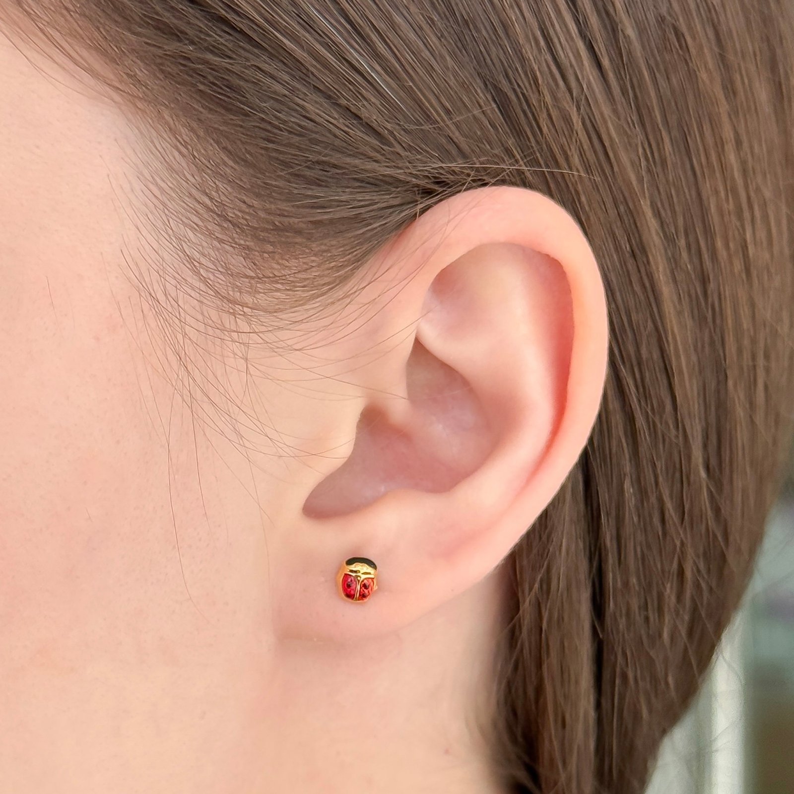 1044C Mariquita 6mm GP 24kt - Imagen 4