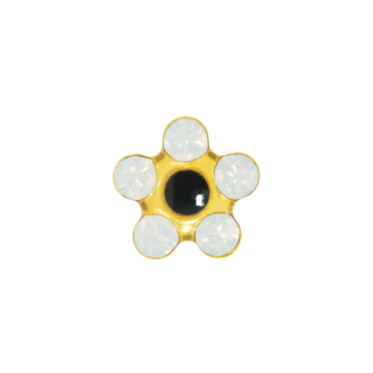 835C-1 Flor Martinique 5mm GP 24kt