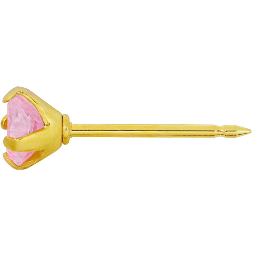 896-10 Mariposa Rosa 4mm GP 24kt - Imagen 2