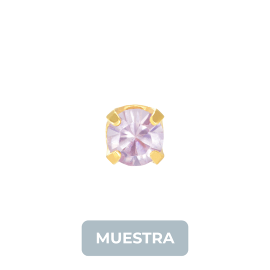 MUESTRA: 86C Alexandrita Dentada JUNIO 3mm GP 24kt